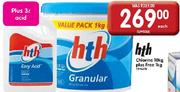 HTH Chlorine-10kg/HTH Plus Free-1kg