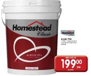 Homestead Acrylic PVA-20Ltr