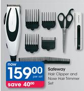 Safeway Hair Clipper And Nose Hair Trimmer Set-Per Set