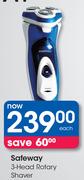 Safeway 3 Head Rotary Shaver