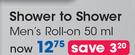 Shower To Shower Men's Roll On-50ml