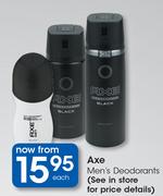 Axe Men's Deodorants-Each