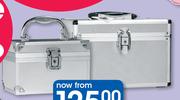 Clicks Silver Aluminium Cosmetics Case Medium-Each