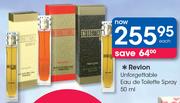 Revlon Unforgettable Eau De Toilette Spray-50ml Each