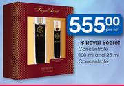 Royal Secret Concentrate-100ml & 125ml Concentrate-Per Set
