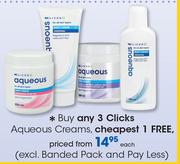 Clicks Aqueous Creams-Each