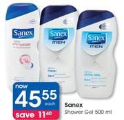 Sanex Shower Gel-500ml Each
