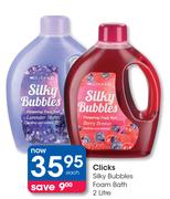 0Clicks Silky Bubbles Foam Bath-2Ltr Each