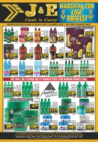 J&E Cash And Carry : Marching For Low Prices (13 March - 26 March 2025)