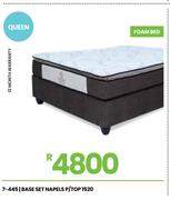 Napels P/Top 1520cm Queen Base Set 7-445