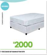 Manhatten 1370cm Double Base Set 7-353