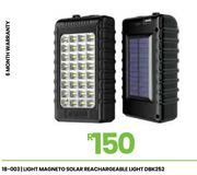 Magneto Solar Rechargeable Light DBK252