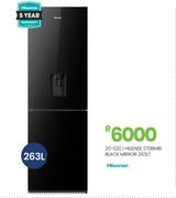 Hisense 263Lt Black Mirror Fridge 370BMIB 20-520