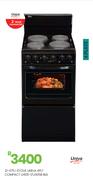 Univa 4 Plate Compact BLK Stove U405-1/U405B 21-475