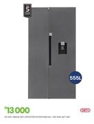 Defy 555L Nett Met SxS + WD Fridge DFF547/DFF447/DFF458 20-543