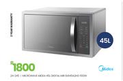 Midea 45L Digital MIR 1100W Microwave EM145A2HG 24-245