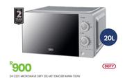 Defy 20L MET 700W MWM Microwave Oven DMO381 24-220