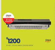 Univa 60cm C/Hood Stove 21-487