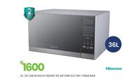 Hisense 36L MET/MIR Electric Microwave H36MOMMI 24-210