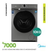 Midea 10Kg F/L W/Machine MF200W100B/T 22-340