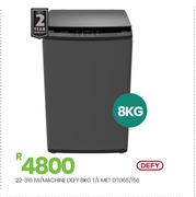 Defy 8Kg T/L Met W/Machine DTL165/156 22-316