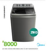 Midea 21Kg T/L MET W/Machine MA500W210/G 22-338