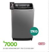 Defy 17Kg Grey T/L W/Machine DTL153 22-328