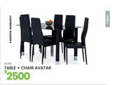 Avatar 7 Piece Table + Chair 6-060