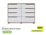 Georgia Chest Of Draws 4-046