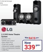 LG 2.2 DVD Home Theatre System ARX5500-DP9