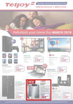 Teljoy : Refurbish Your Home This March (1 March - 31 March 2018), page 1