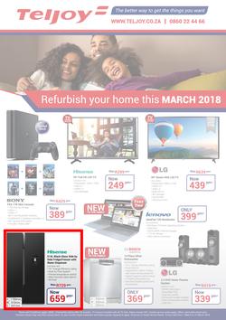 Teljoy : Refurbish Your Home This March (1 March - 31 March 2018), page 1