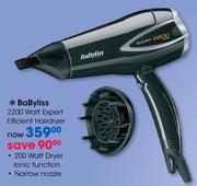 BaByliss 2200W Expert Efficient Hairdryer
