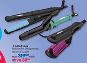 Toni&Guy Fashion Fix Straightener, Waver & Curler-Each