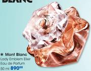 Mount Blanc Lady Emblem Elixir Eau De Parfum-50ml