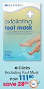 Clicks Exfoliating Foot Mask
