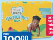 Clicks Disposable Nappies Value Pack Midi 58, Maxi 50, Junior 42-Per Pack
