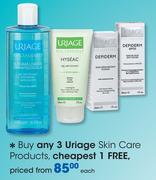 Uriage Skin Care Products-Each