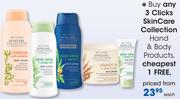 Clicks Skin Care Collection Hand & Body Products-Each