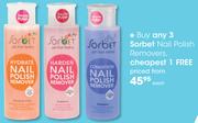 Sorbet Nail Polish Removers-Each