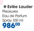 Estee Lauder Pleasures Eau De Parfum Spray-100ml