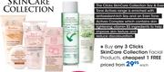 Clicks Skin Care Collection Facial Products-Each