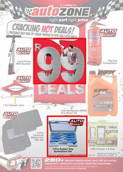 Auto Zone : Cracking Hot Deals (20 March - 31 March 2018), page 1