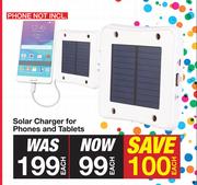 Solar Charger For Phones & Tablets-Each