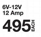 Auto Kraft Battery Chargers 6V-12V 12AMP-Each