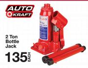 Auto Kraft 2 Ton Bottle Jack-Each