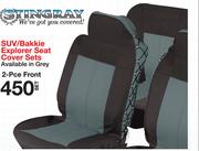 Stingray 2 Pce Front SUV/Bakkie Explorer Seat Cover Sets-Per Set