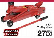 Auto Kraft 2 Ton Trolley Jack-Each