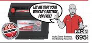 Auto Zone Battery (Old Battery Required)-Each