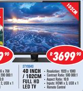 Dixon 40"/102cm Full HD LED TV STY0640